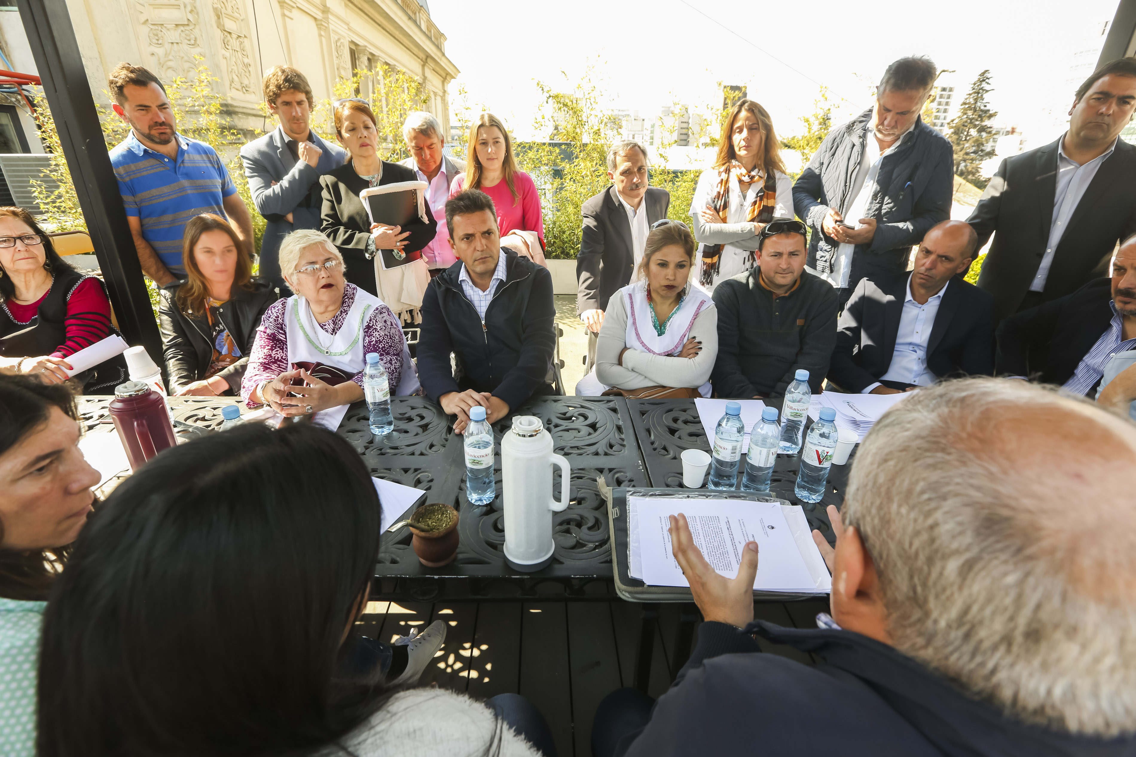 Massa en la legislatura provincial