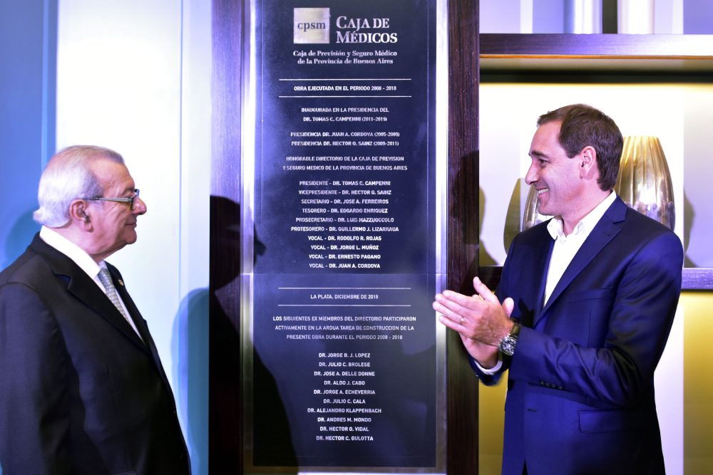 La Caja de Médicos de la Provincia inauguró el primer hotel 5 estrellas