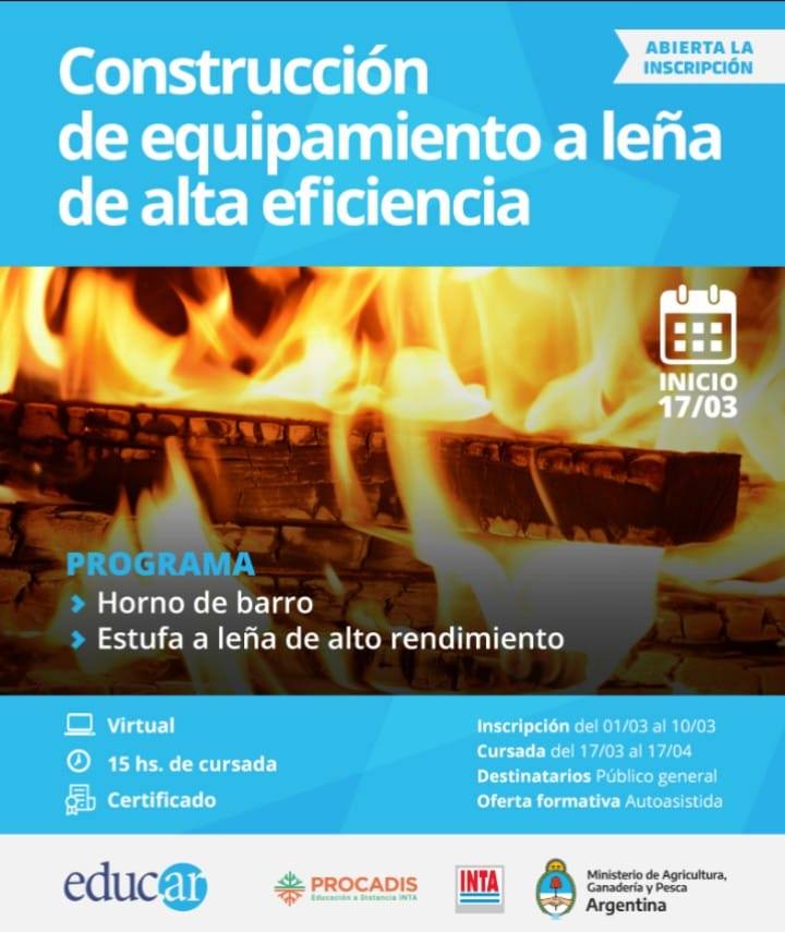 Online y gratuito: el INTA enseña a construir hornos de barro y estufas a  leña de alta eficiencia
