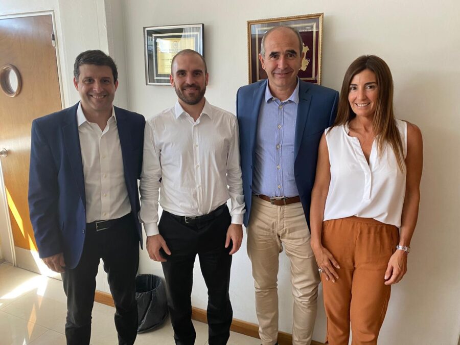 Martín López Armengol junto al actual ministro de economía nacional, Martín Guzmán Martín López Armengol junto al actual ministro de economía nacional, Martín Guzmán