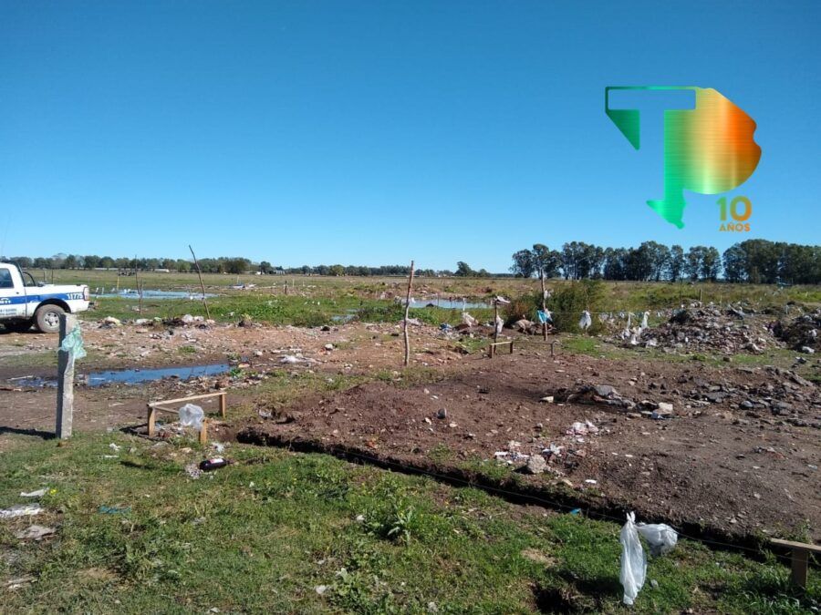 Toma de tierras en el barro Lourdes de Olavarría