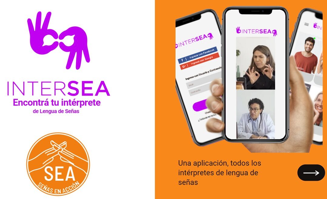 Lanzan Intersea la primera APP de interpretes de lengua de señas en Argentina y ganan un premio en google