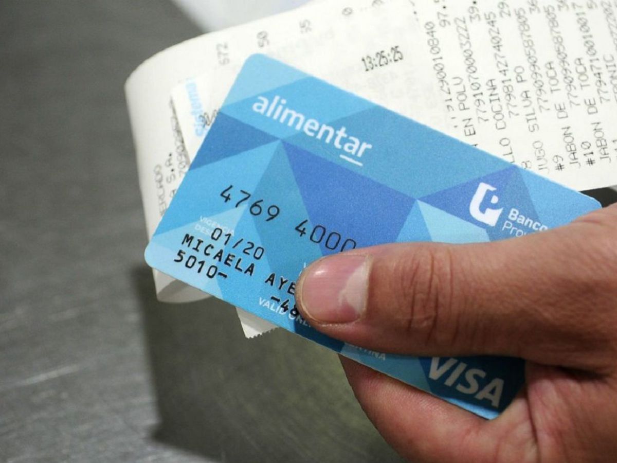 tarjeta alimentar