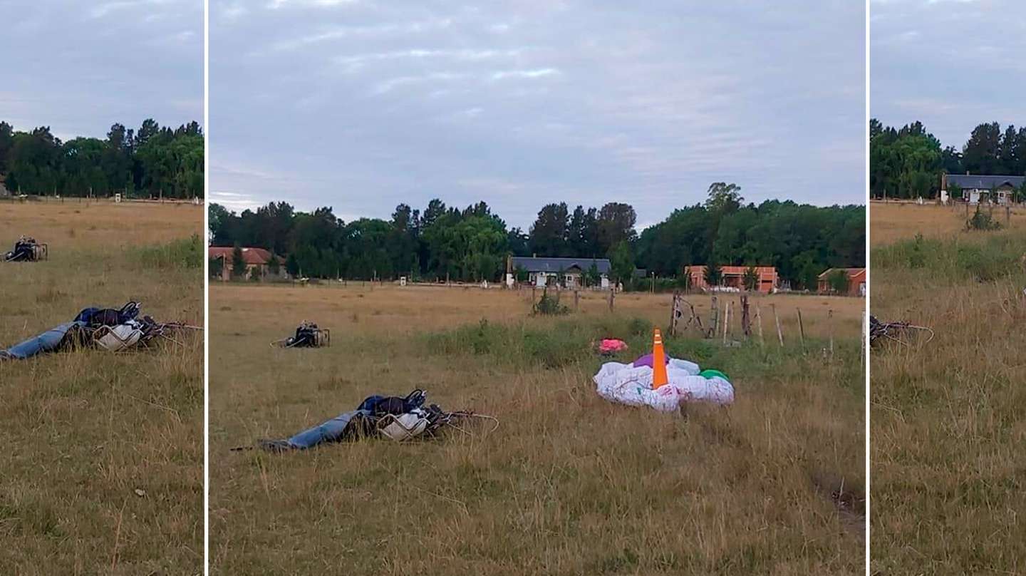 choque de parapentes