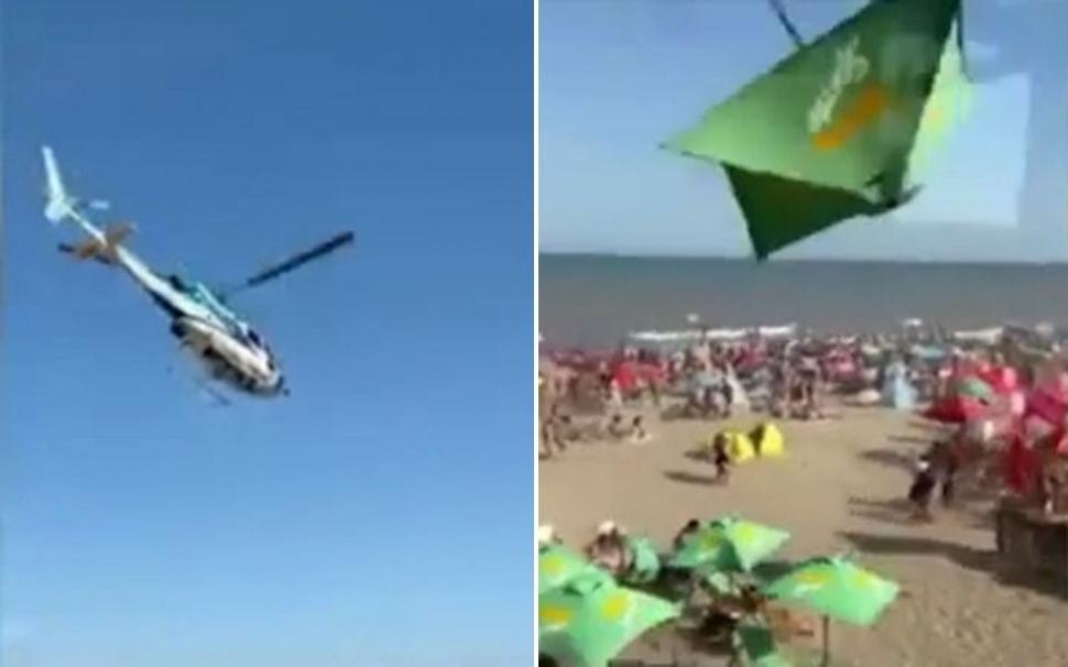 berni helicoptero playa