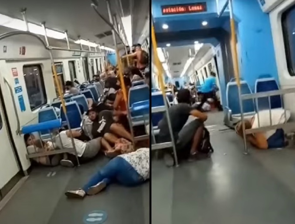 pelea tren roca