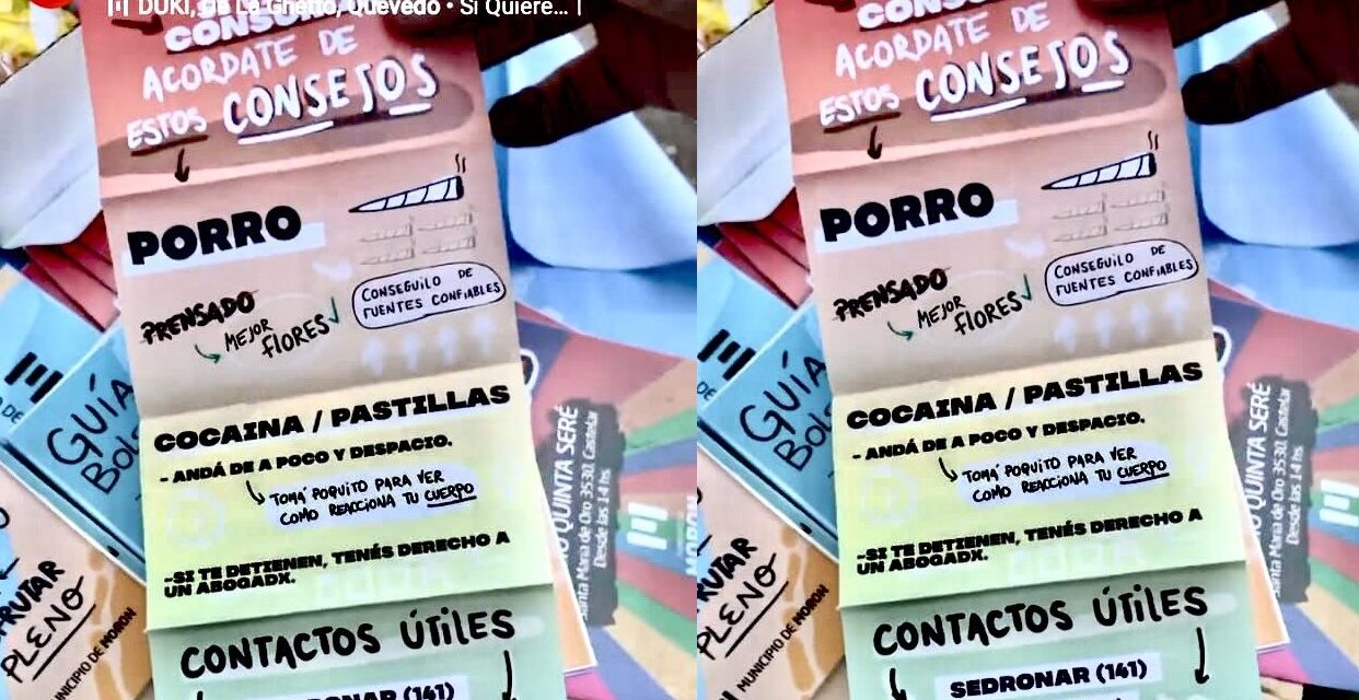 cocaína tomá poquito