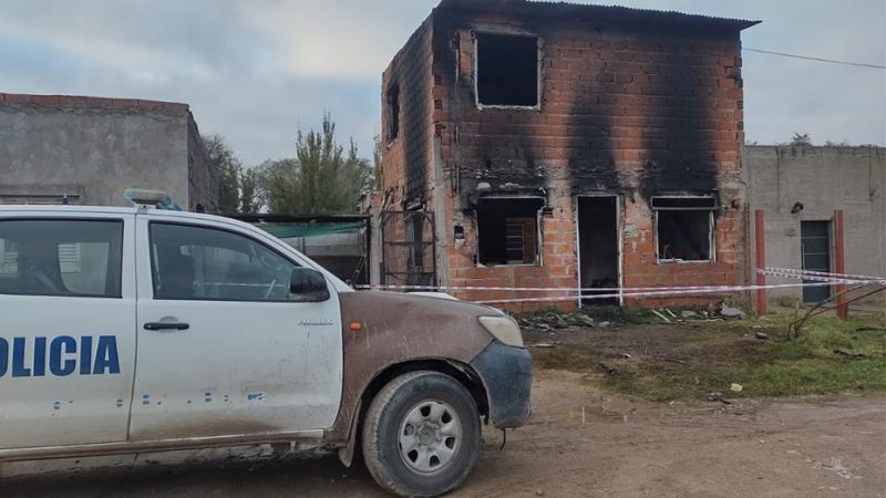 trágico incendio Bahía Blanca