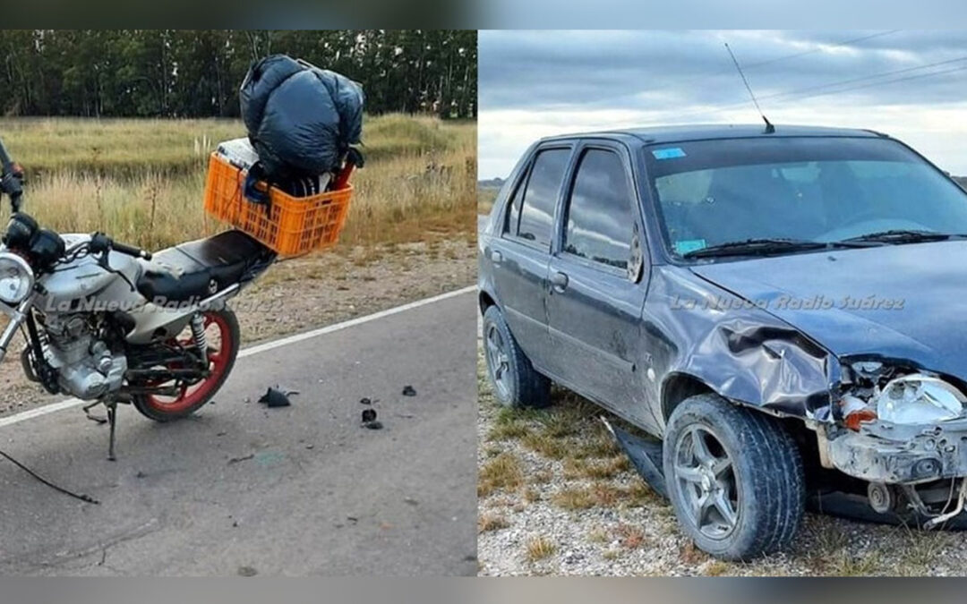 Dos muertos por un accidente en Coronel Suárez: un auto impactó contra una moto