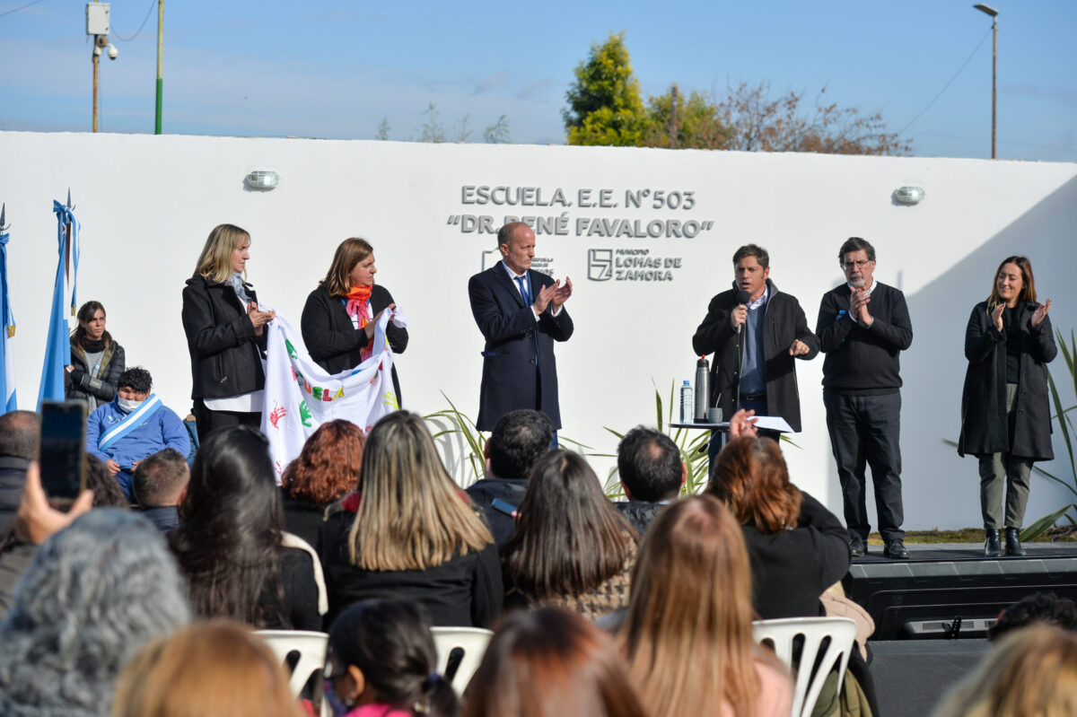 kicillof escuelas