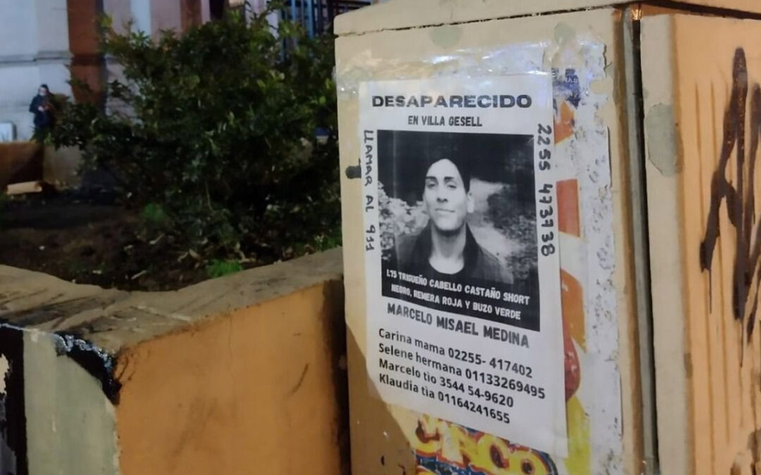 Ofrecen recompensa a quienes brinden datos de Marcelo Medina, el joven de 19 años desaparecido en Villa Gesell