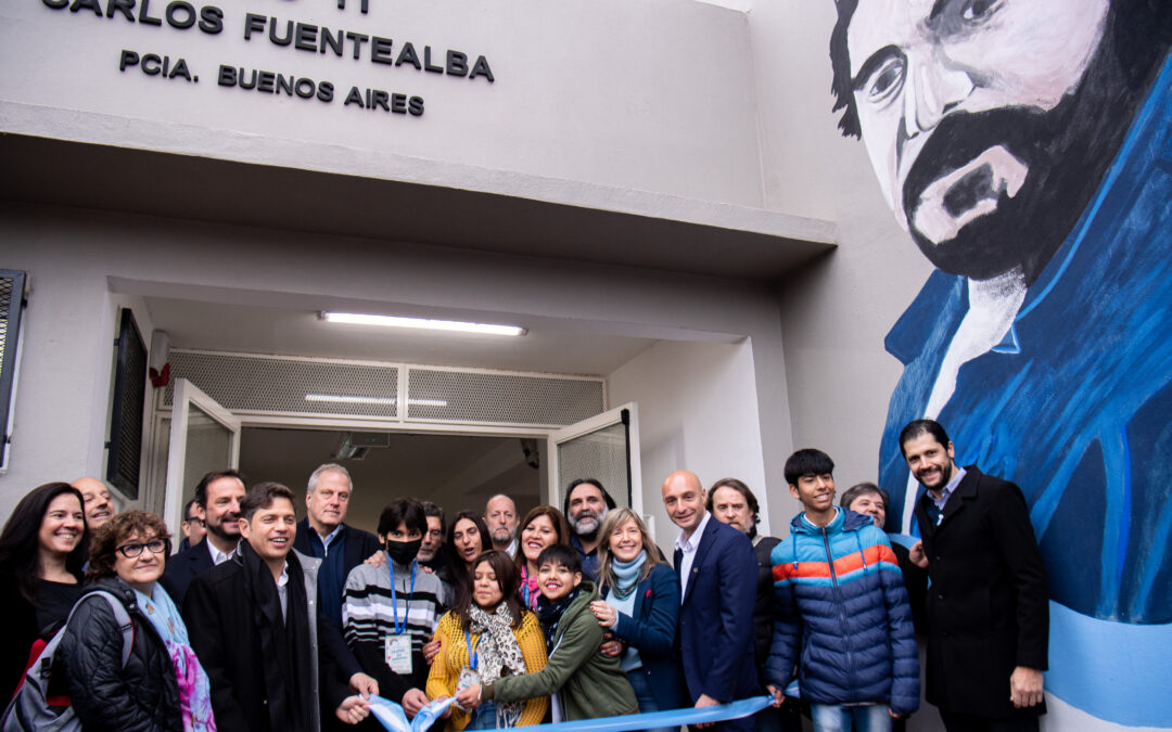 Kicillof inauguró el edificio escolar Nº 94 de su gestión