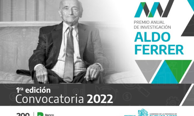 Provincia presentó el Premio Anual de Investigación Aldo Ferrer