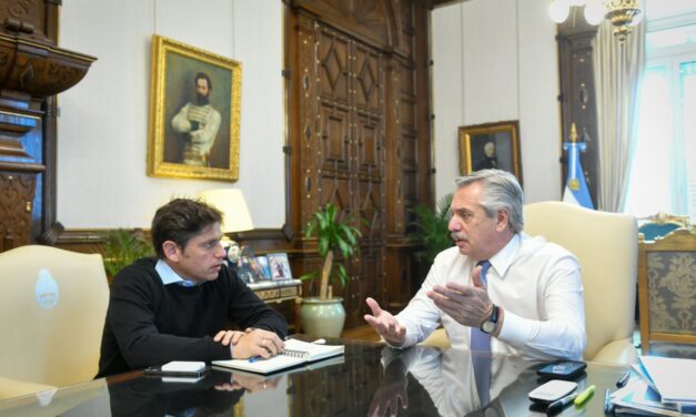 El Presidente se reunió con Kicillof por la licitación del Canal de Magdalena y crece la expectativa