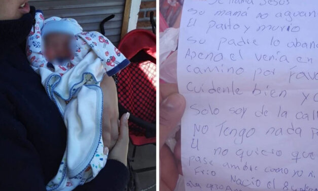 “Cuídenlo, soy de la calle y no tengo nada”: abandonaron a un bebé adentro de una bolsa en Lomas de Zamora