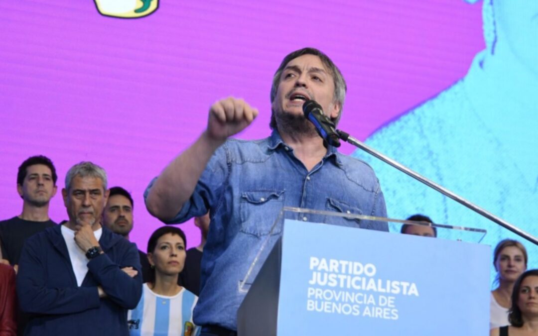 En el Congreso del PJ, Máximo Kirchner tildó a Macri de “adversario de la sociedad” y a Alberto de “aventurero”