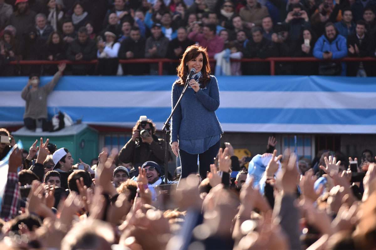 Cristina Kirchner en La Plata