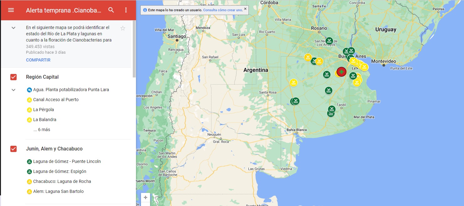 mapa cianobacterias