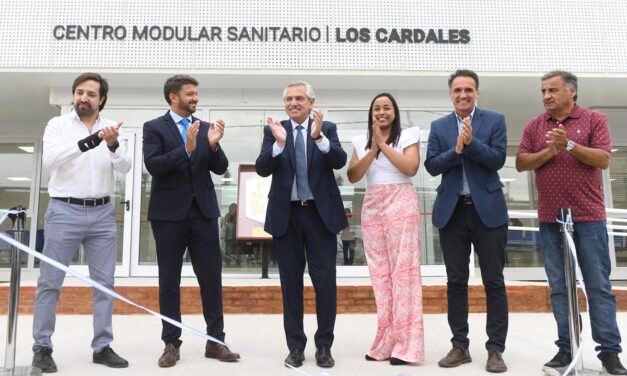 Alberto Fernández y Katopodis inauguraron el primer hospital de Los Cardales