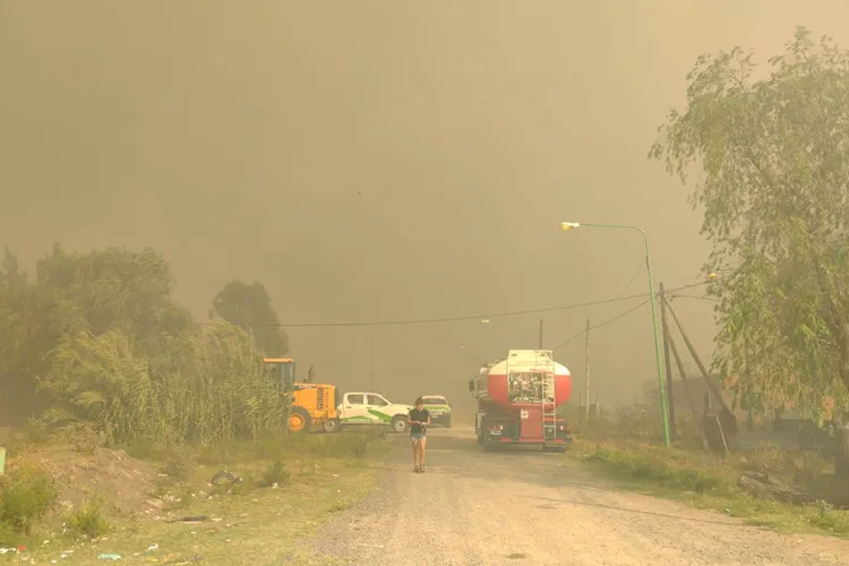 incendio Punta Lara