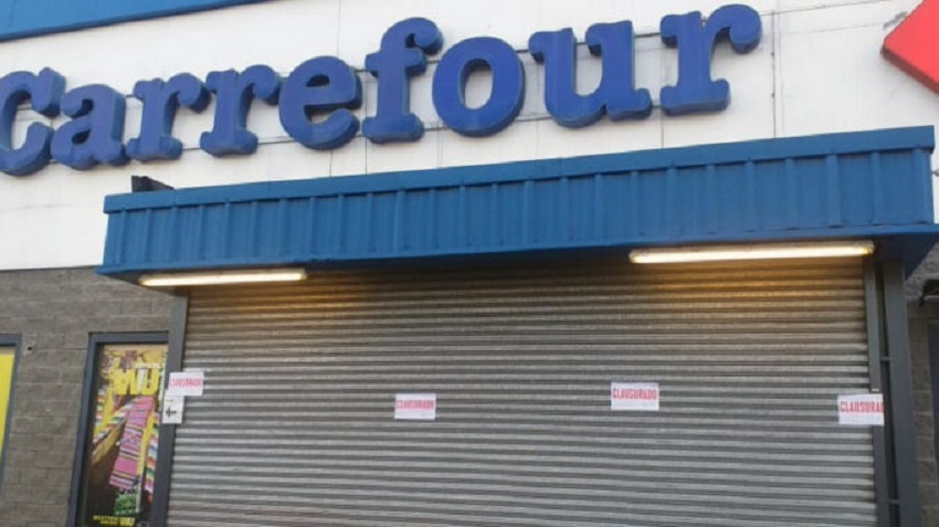 Un municipio clausuró un supermercado Carrefour por incumplir con Precios Justos