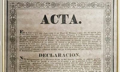 impreso declaración independencia