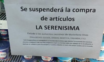 Aumentos La Serenísima