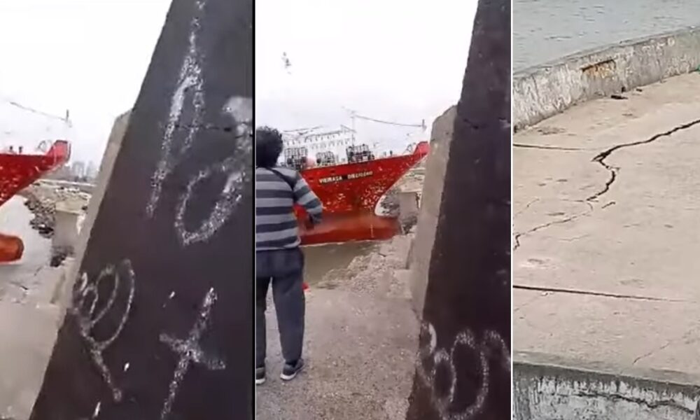 barco chocó escollera Mar del Plata