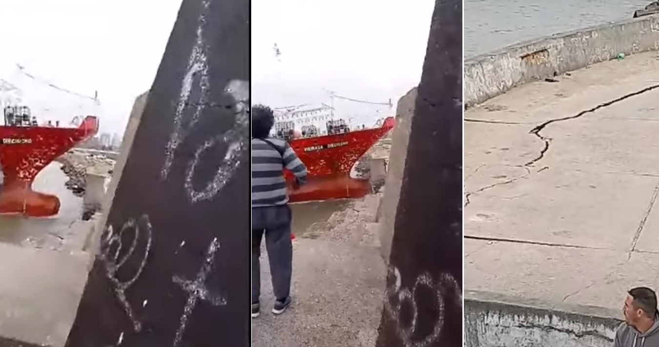 barco chocó escollera Mar del Plata
