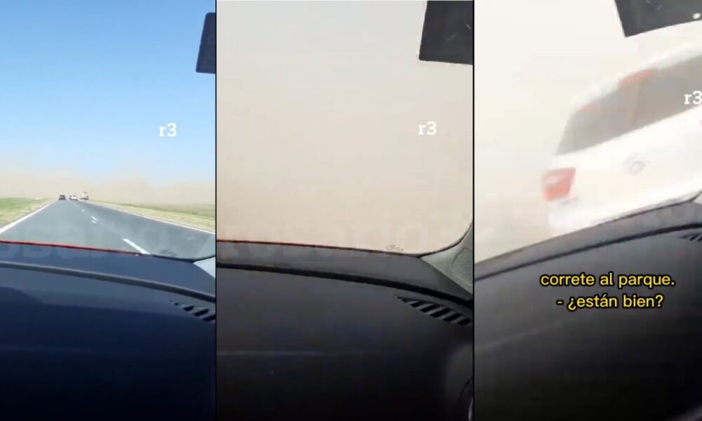 video choque en cadena