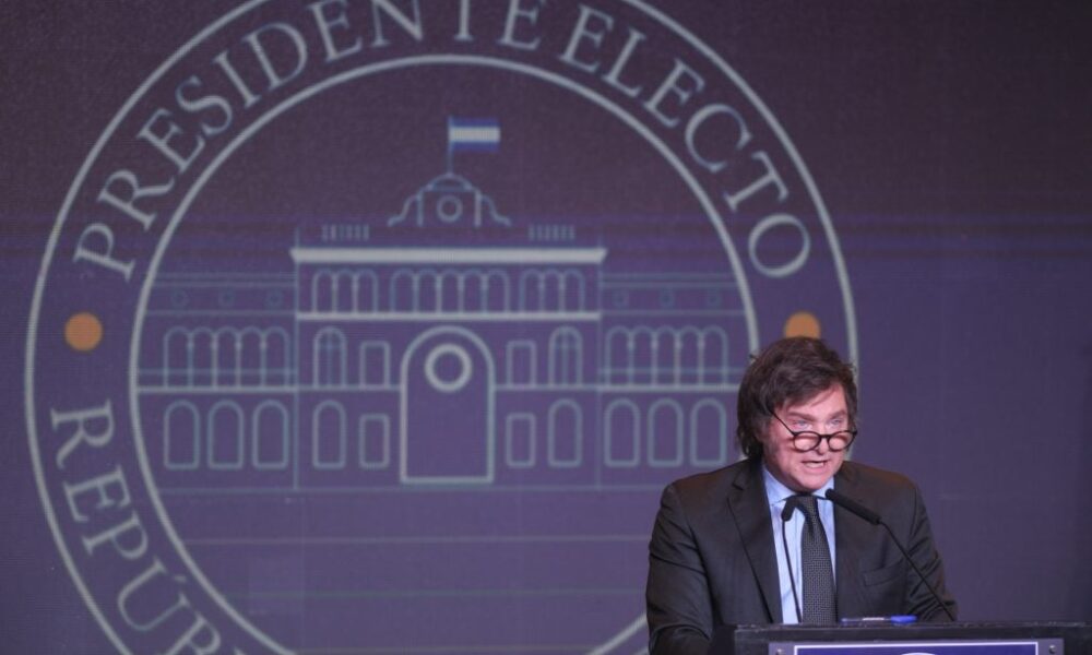 Milei obra pública