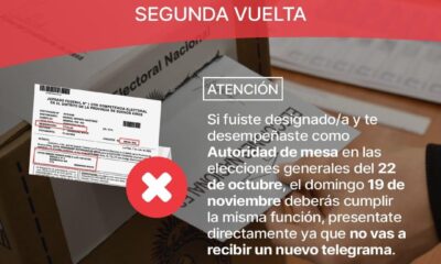 balotaje autoridades de mesa