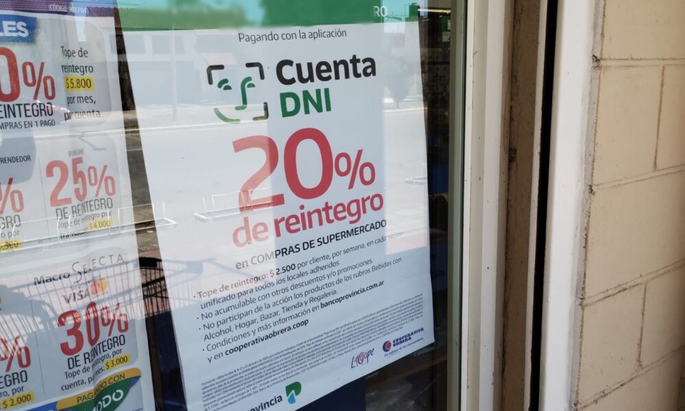 Cuenta DNI supermercados febrero