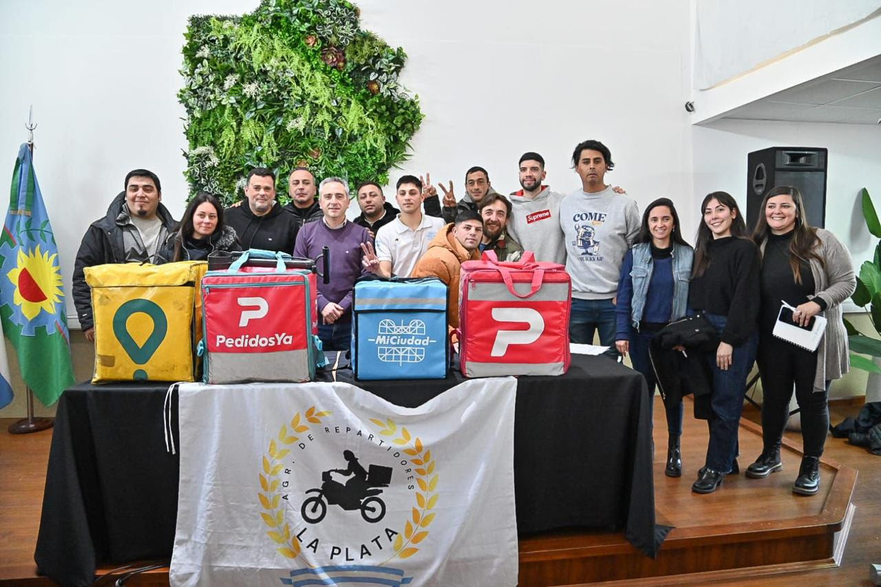 trabajadores delivery