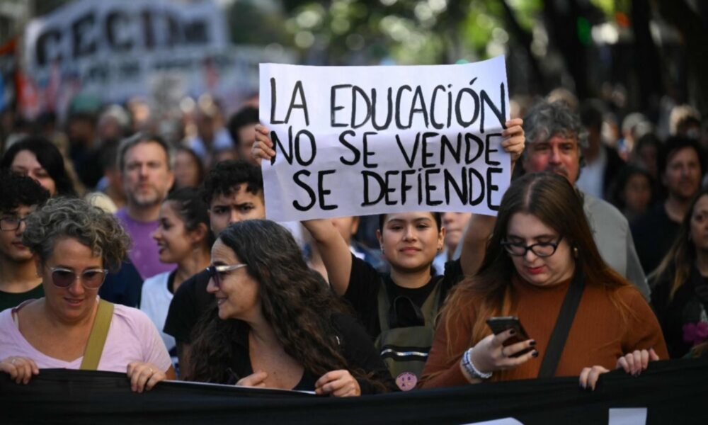 marcha docente paro