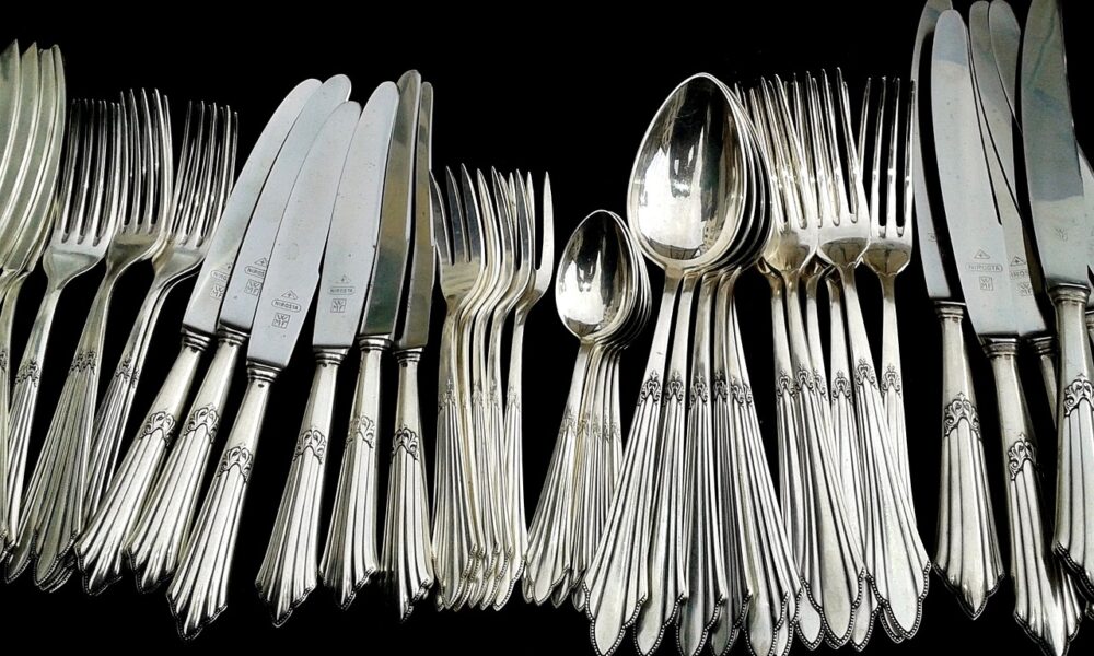 cubertería de plata