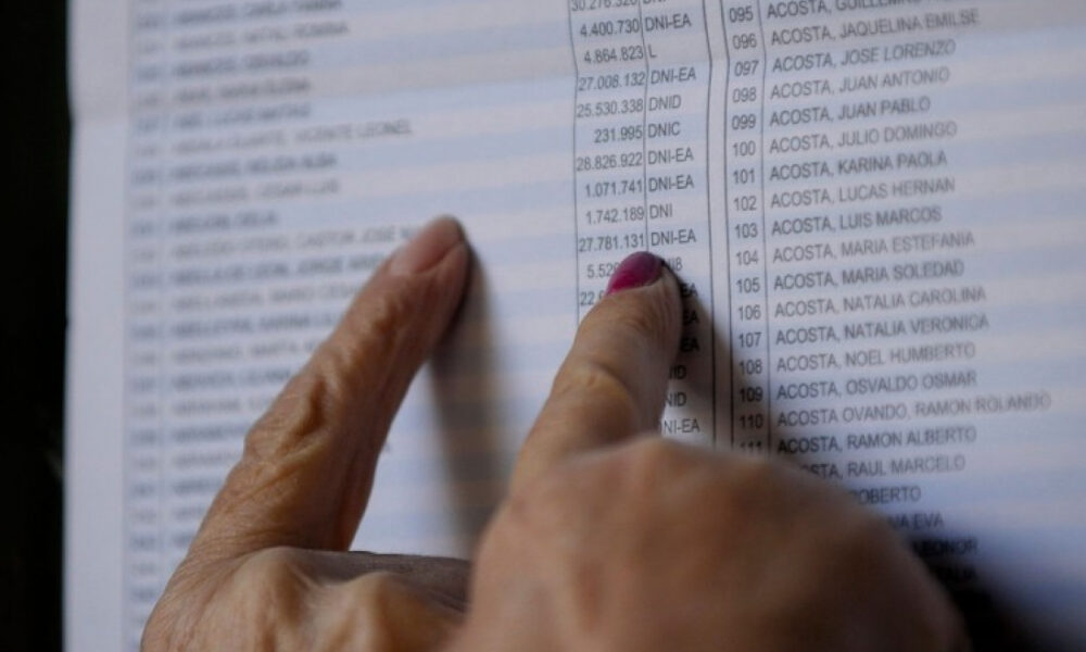 padron electoral 7 septiembre