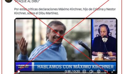 mAXIMO KIRCHNER DIBU MARTINEZ