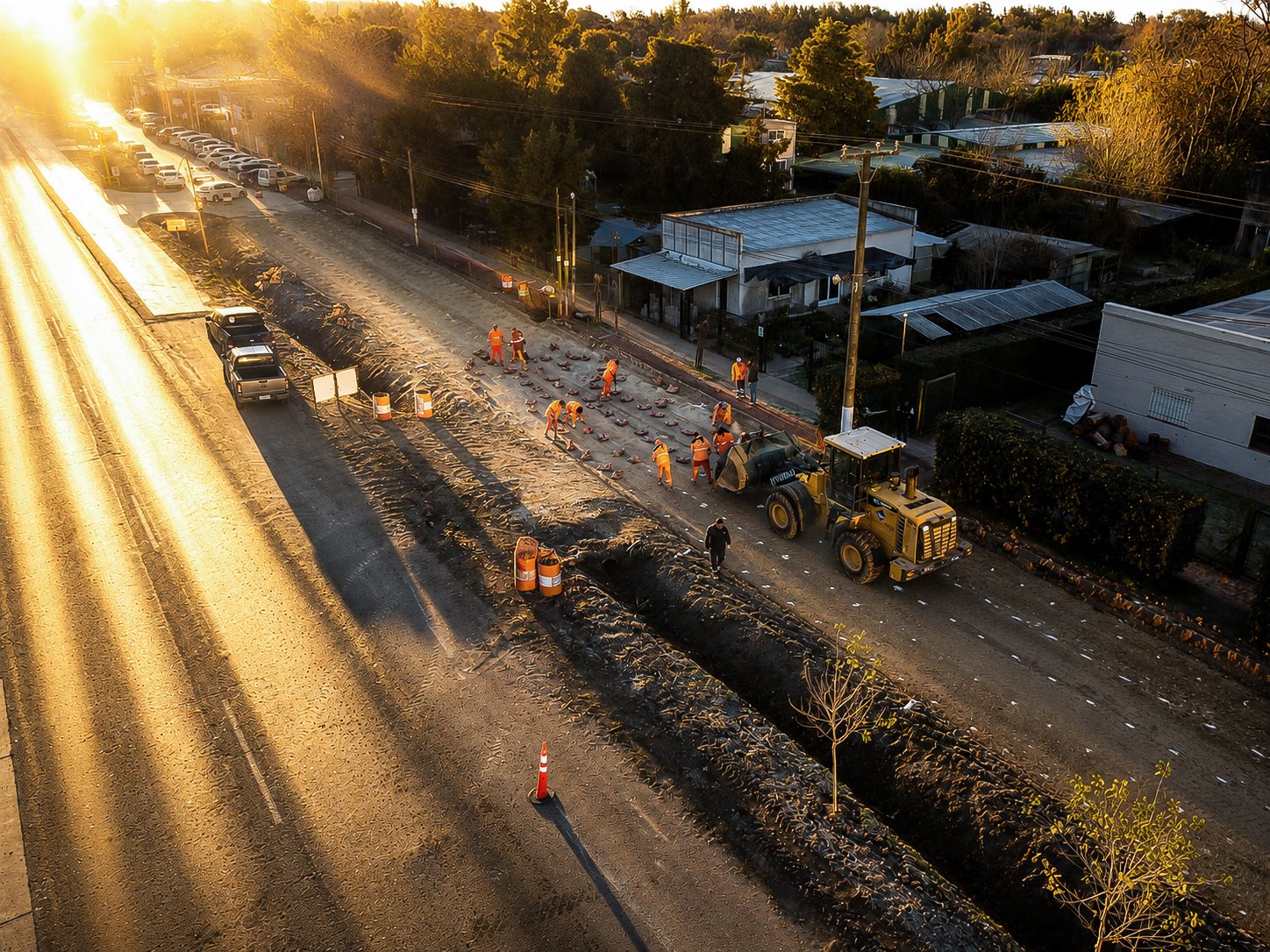 Obras en Ruta 205
