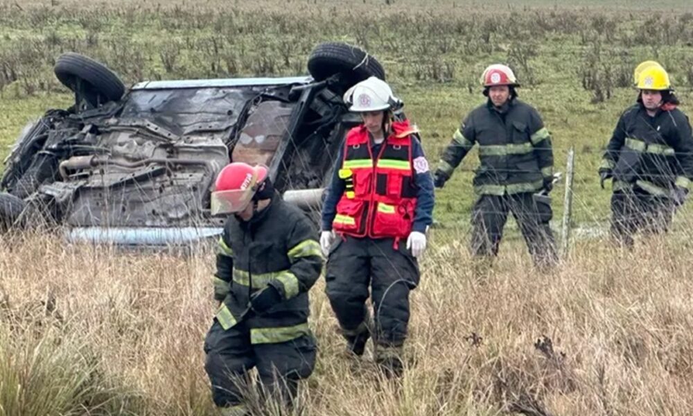 vuelco en ruta 74