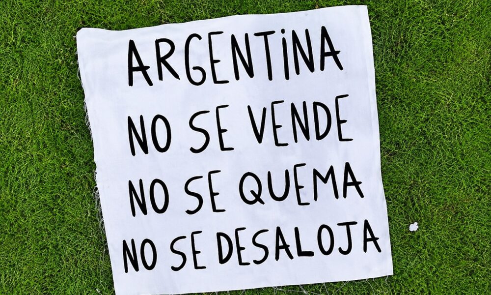 marcha contra ley de tierras
