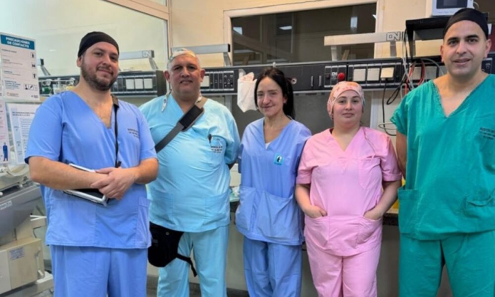 equipo de médicos del Hospital de Niños de La Plata