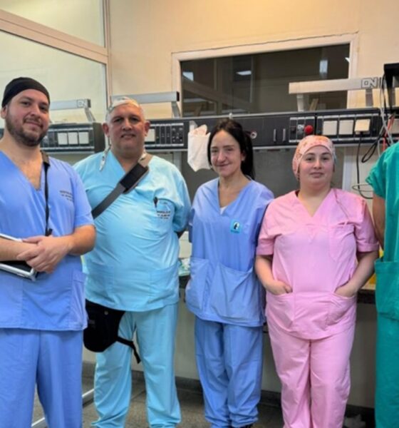 equipo de médicos del Hospital de Niños de La Plata