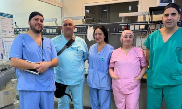 equipo de médicos del Hospital de Niños de La Plata