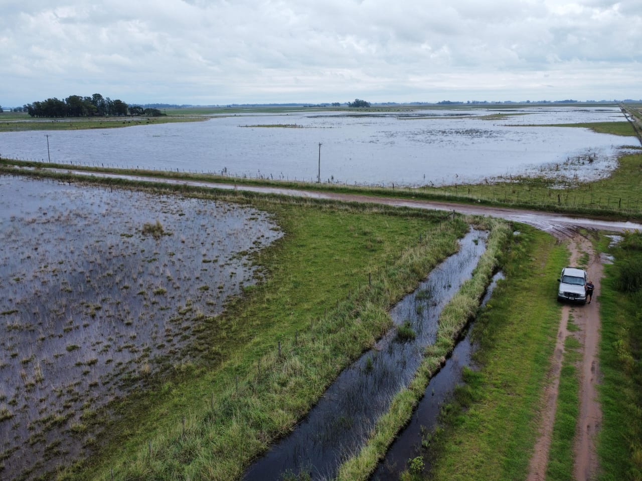 campo inundado