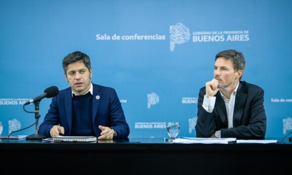 Axel Kicillof y Augusto Costa
