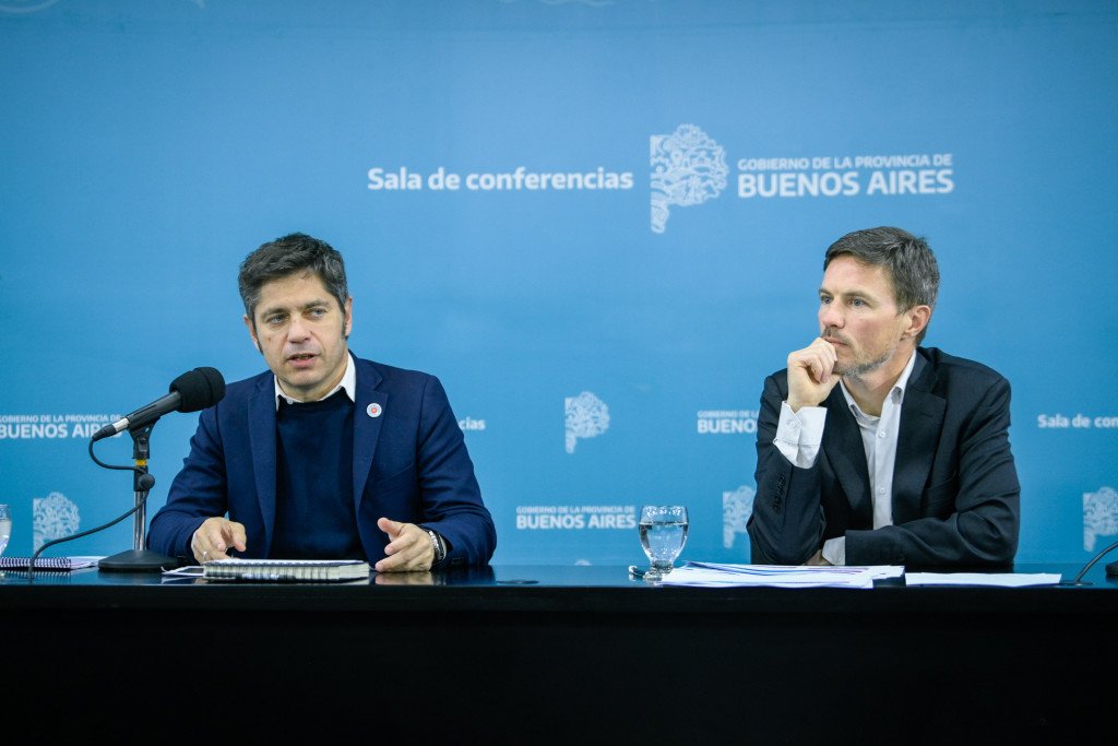 Axel Kicillof y Augusto Costa