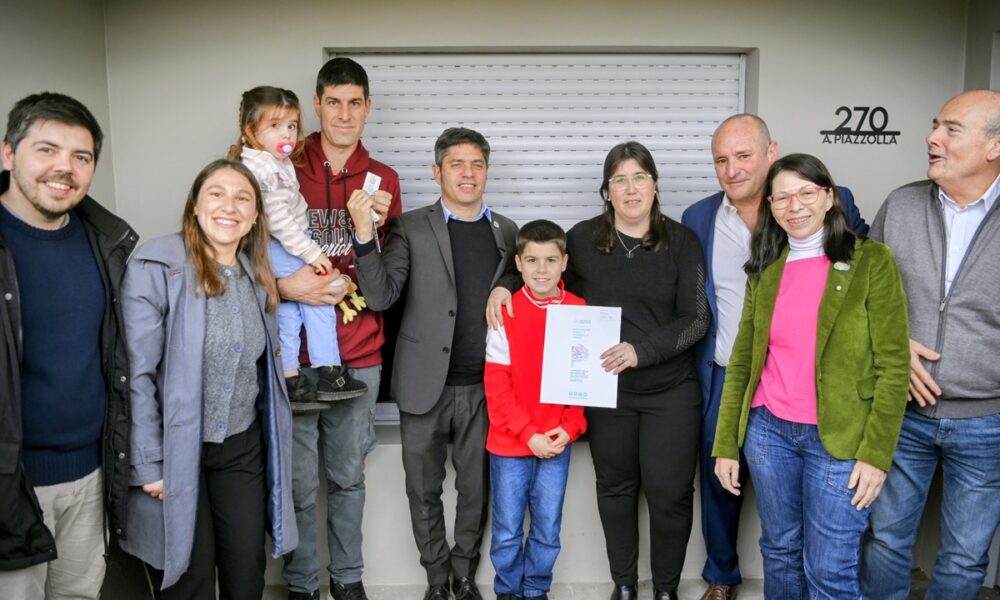 Kicillof en La Madrid